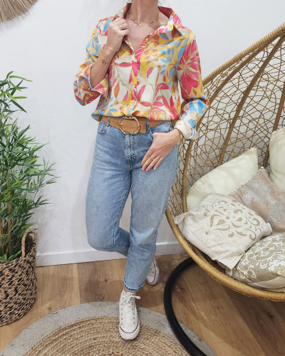 Chemisier coloré new arrivals