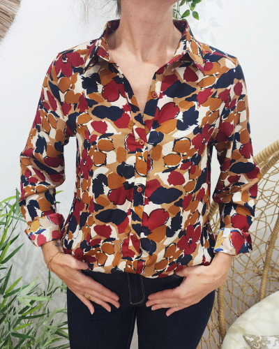 Chemise hotsell bordeaux femme