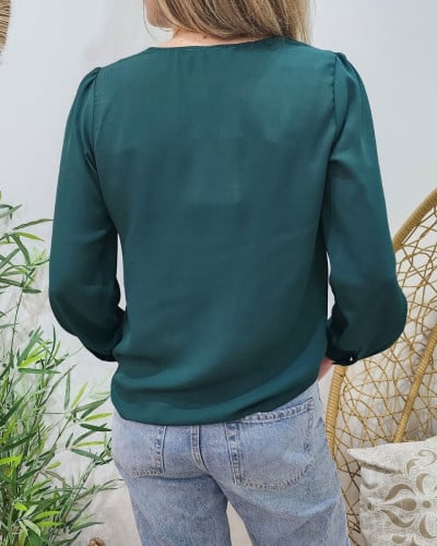 Blouse vert emeraude 2025
