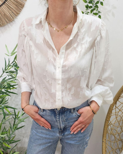 Chemisier femme blanc Lorelei