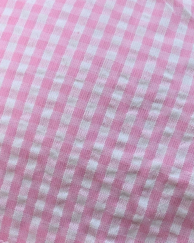 Chemisier femme vichy rose
