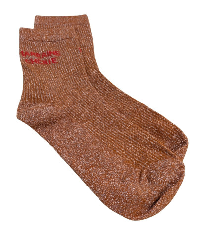 Chaussettes à paillettes Marraine chérie