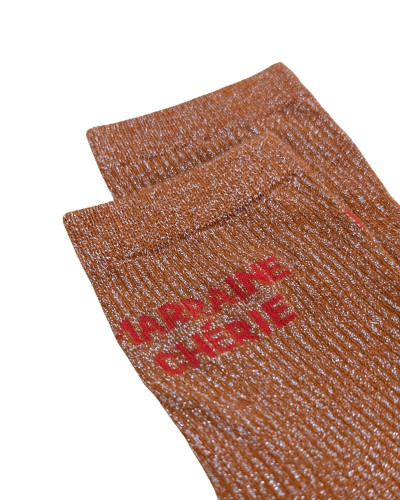 Chaussettes à paillettes Marraine chérie
