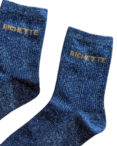 Chaussettes à paillettes femme Bichette