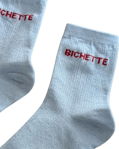 Chaussettes à paillettes femme Bichette