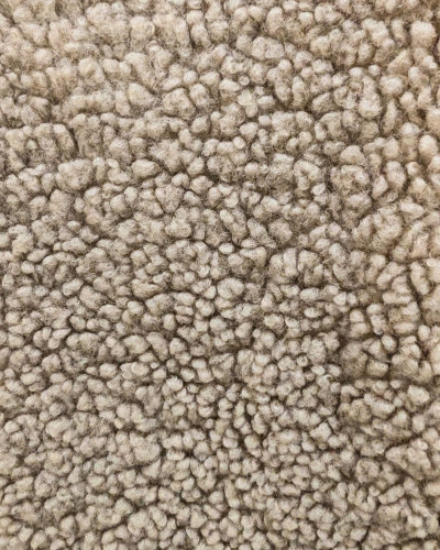 Gilet femme sans manche bouclettes camel Candice