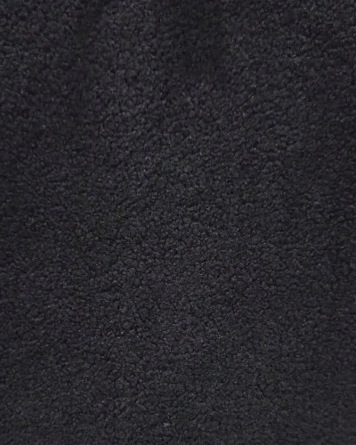 Gilet femme sans manche bouclettes noir Alya