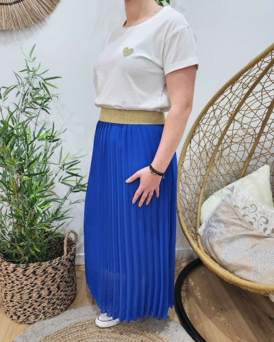 Jupe taille élastique grande taille sale