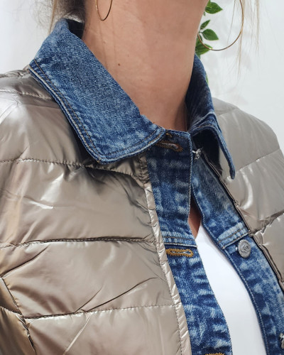 Doudoune femme sales couleur bronze