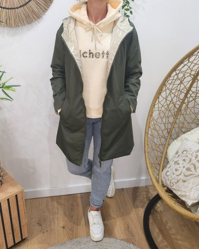 Parka fine femme hotsell