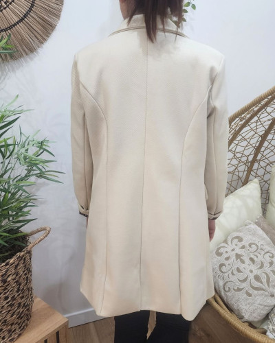 Manteau femme Prisca beige