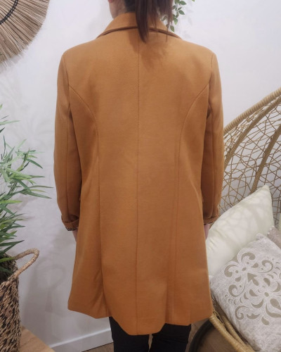Manteau femme Prisca Camel