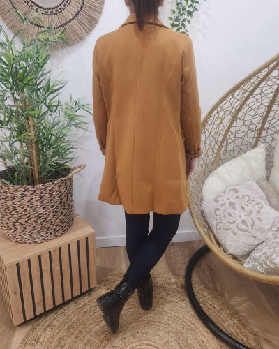 Manteau femme Prisca Camel