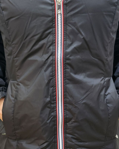 Parka femme noire réversible doudoune kaki Azylis