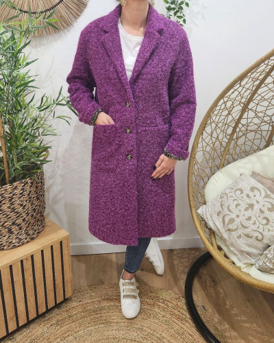 Manteau femme doublure léopard Jenny-Violine
