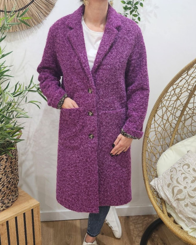 Manteau femme doublure léopard Jenny-Violine