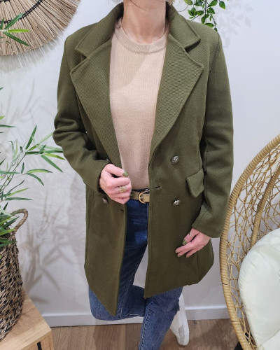 Manteau femme Prisca Kaki
