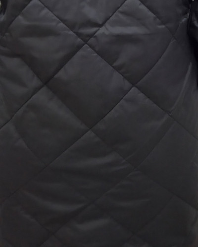 Parka femme noire matelassée réversible dorée Victoria