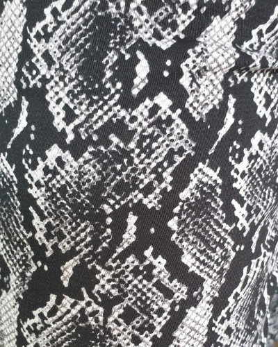 Pantalon femme python slim noir et gris 7/8