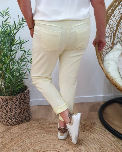 Pantalon femme fluide uni