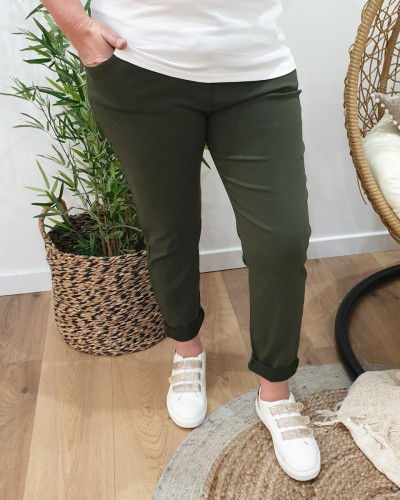 Pantalon femme fluide uni