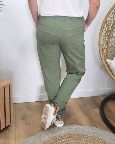 Pantalon femme fluide uni