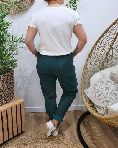 Pantalon femme fluide uni