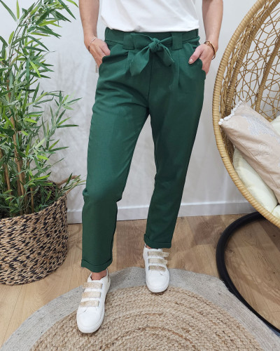 pantalon fluide noeud