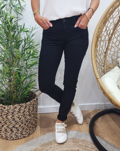 Pantalon slim taille haute femme deals