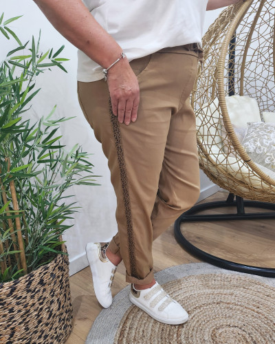 Pantalon fluide uni store