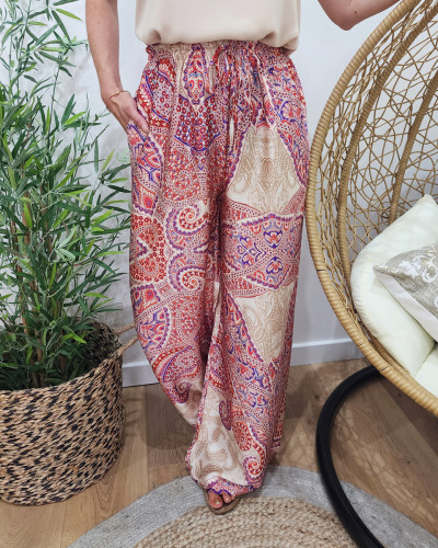 Pantalon femme fluide new arrivals large