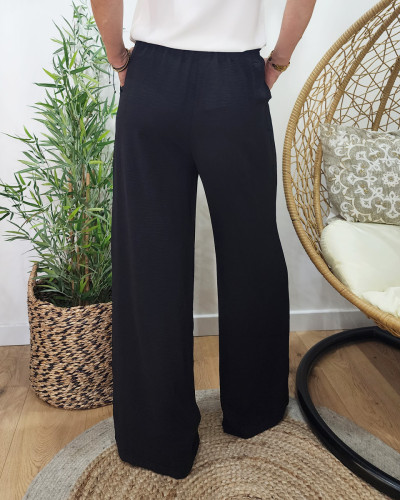 Pantalon femme fluide on sale noir