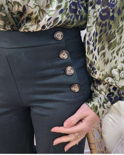 Pantalon femme vert bouteille online