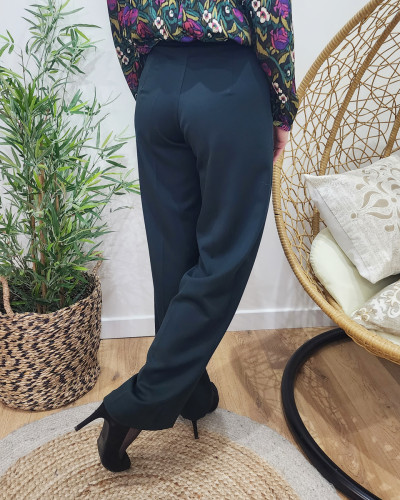 Pantalon de ville on sale femme taille haute