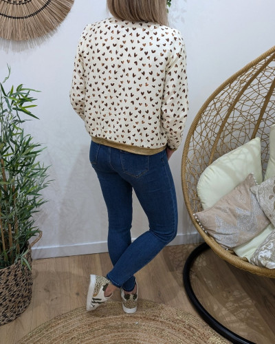 Jean femme bleu foncé skinny taille haute