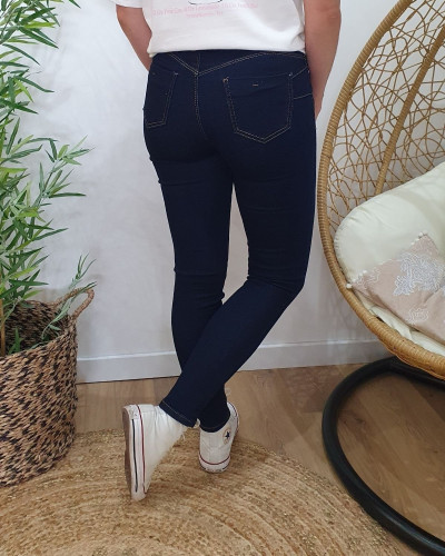 Jean femme brut skinny push up