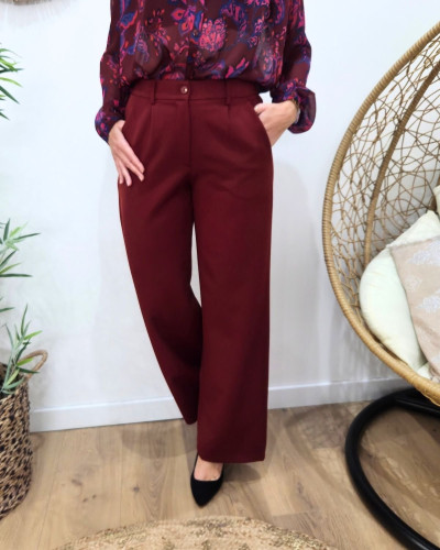 Pantalon femme Terracotta fluide Zéa