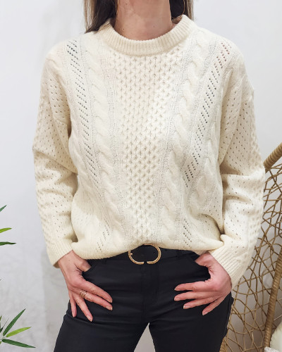 Pull femme col rond Jill