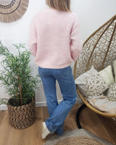 Pull femme rose Nélia  