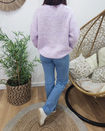 Pull femme parme Nélia  