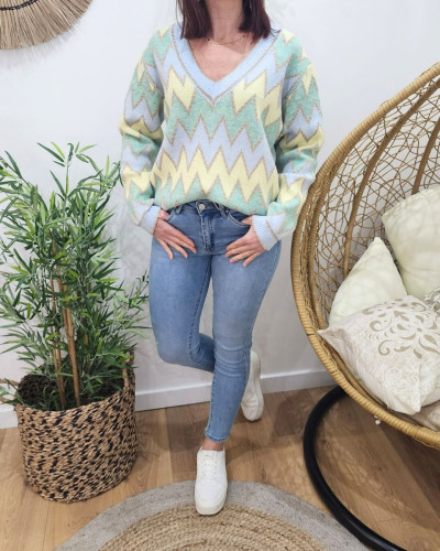 Pull femme jaune Yara 