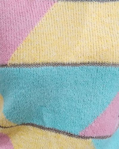 Pull femme turquoise Hestia
