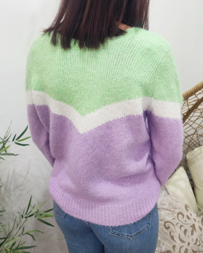 Pull femme lilas Jaelle