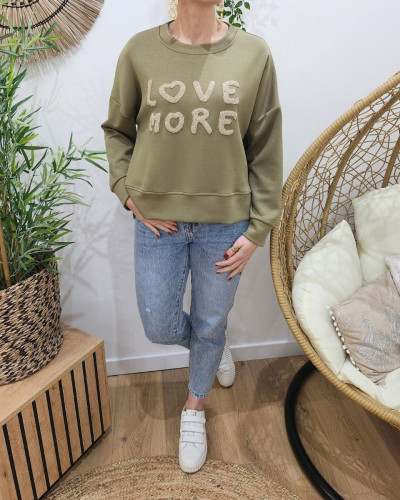 Pull femme Love More