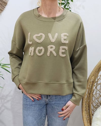 Pull femme Love More