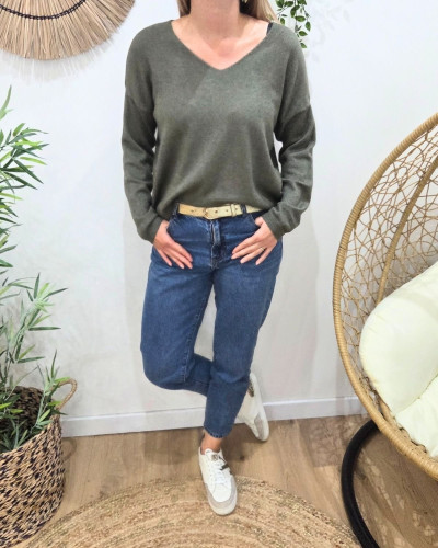 Pull femme uni Amarys