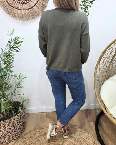 Pull femme uni Amarys