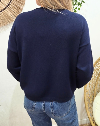 Pull femme uni Amarys