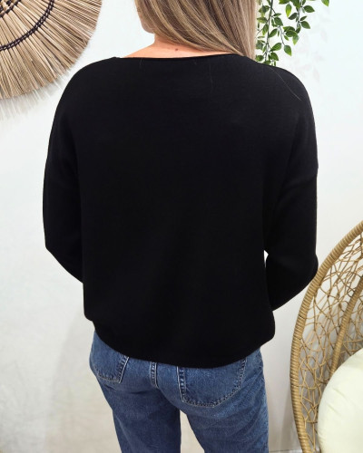 Pull femme uni Amarys