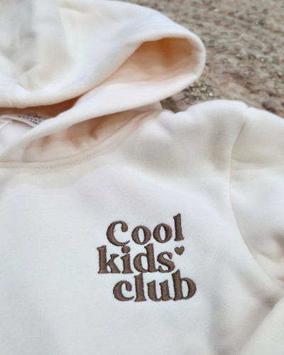 Sweat enfant beige Cool kids club